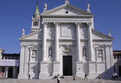 San Giorgio Maggiore: anche la sua facciata è riecheggiata nella moneta del 1690