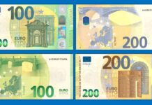 Presentati al pubblico i nuovi 100 e 200 euro
