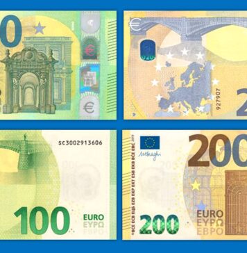 Presentati al pubblico i nuovi 100 e 200 euro