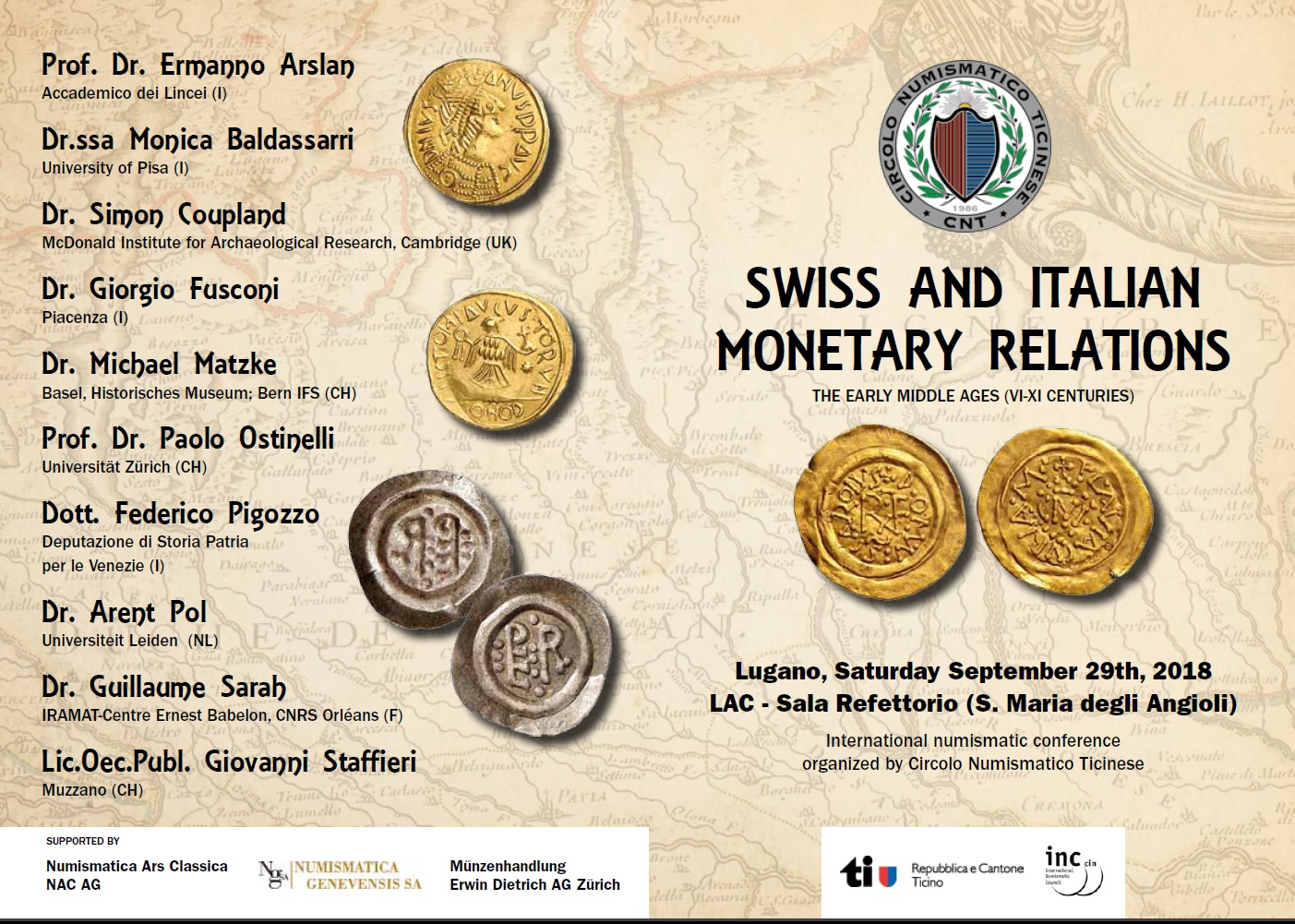 Convegno circolo numismatico ticinese