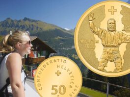 I nuovi 50 franchi oro da Berna per il mito di Guglielmo Tell