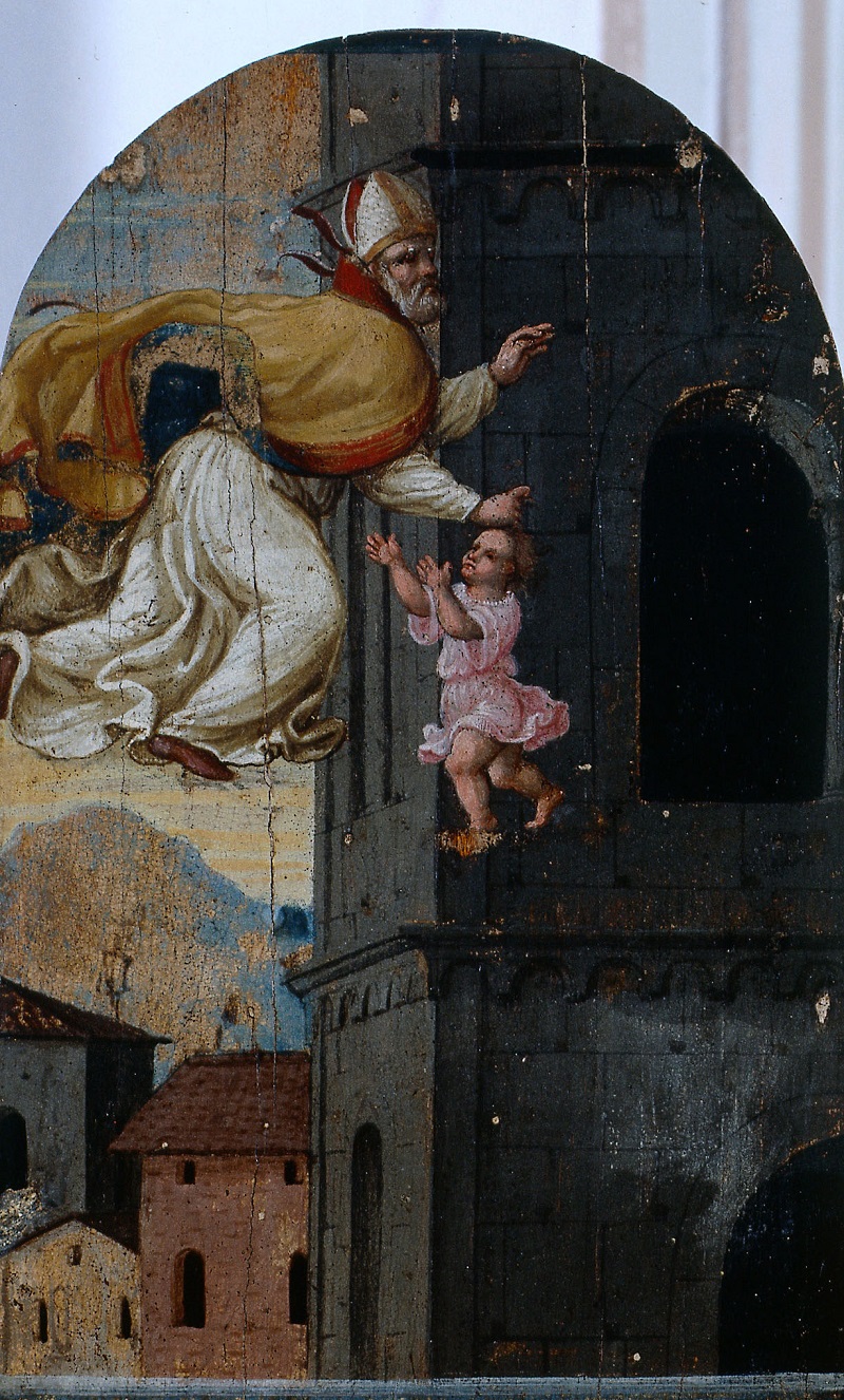 "Il miracolo di san Geminiano che salva il bambino" di Pellegrino Munari