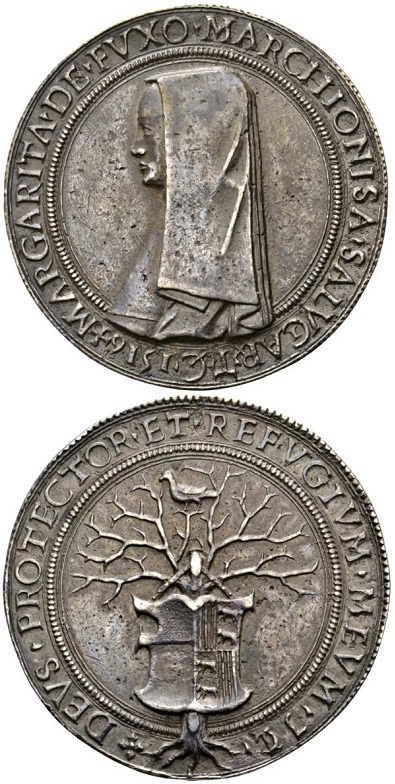 Il rarissimo e affascinante tallero da 40 soldi con ritratto di Margherita coniato nel 1516