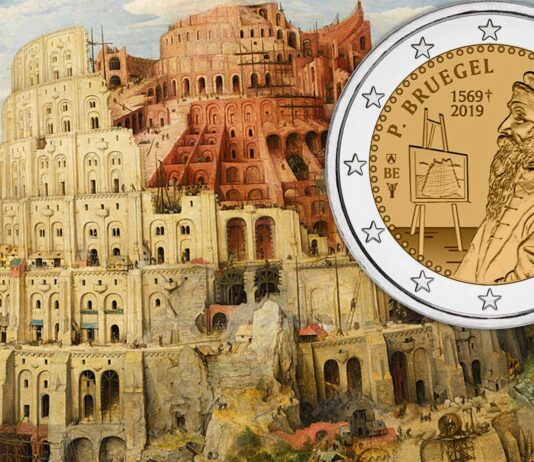 Triplice omaggio numismatico del Belgio a Pieter Bruegel il Vecchio