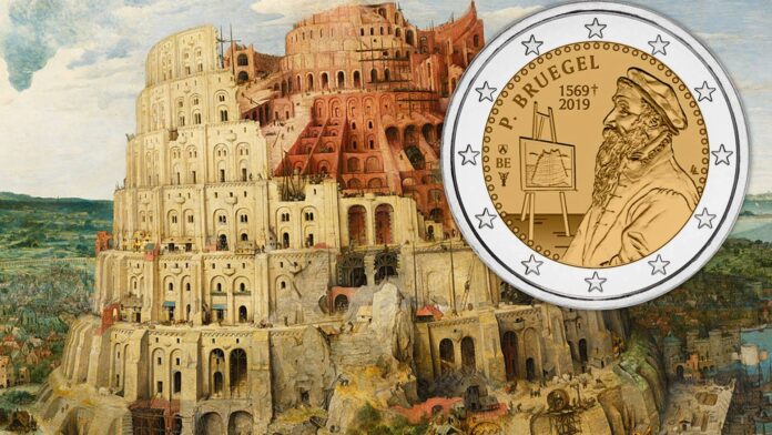 Triplice omaggio numismatico del Belgio a Pieter Bruegel il Vecchio