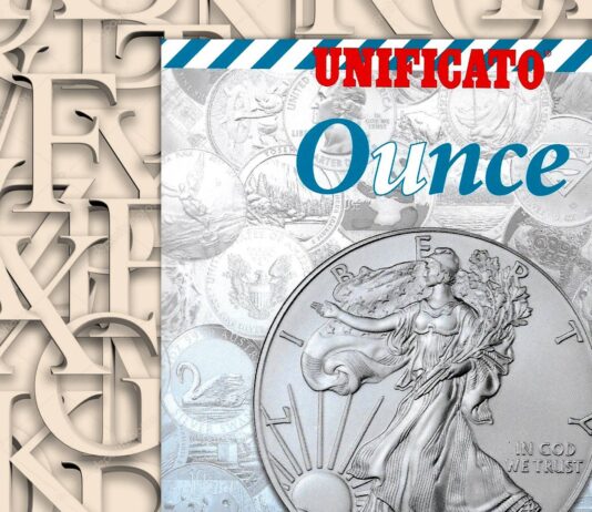 Ounce. New world silver coin catalogue OZ (Ag 999)