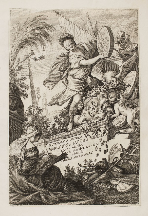 Jacopo Muselli, Numismata antiqua, Veronae, 1750-1751 (Biblioteca Universitaria di Padova)