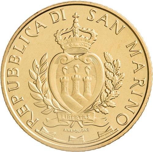 Moneta 5g San Marino - Retro