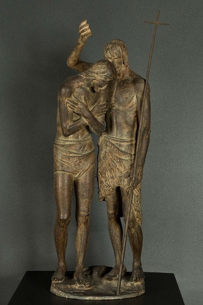 "Battesimo di Cristo" di Publio Morbiducci, scultore e celebre medaglista, conservato ai Musei Vaticani