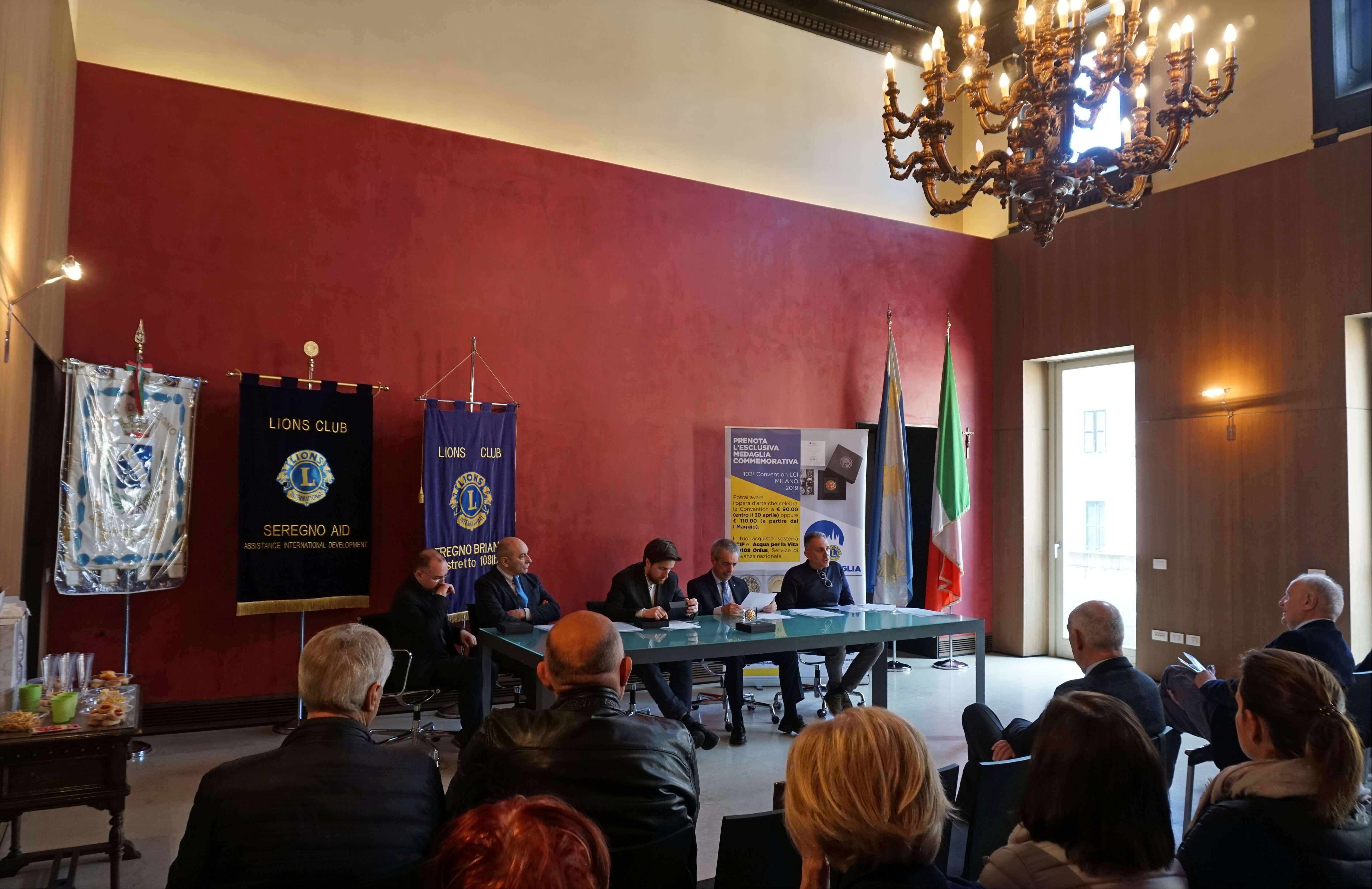 La conferenza stampa di presentazione della medaglia a Seregno