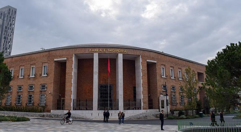 La sede centrale di Tirana della Banca centrale d'Albania