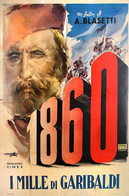 A narrare la fine del Regno delle Due Sicilie, tra gli altri, il film "1860 . I Mille di Garibaldi" di Alessandro Blasetti del 1934