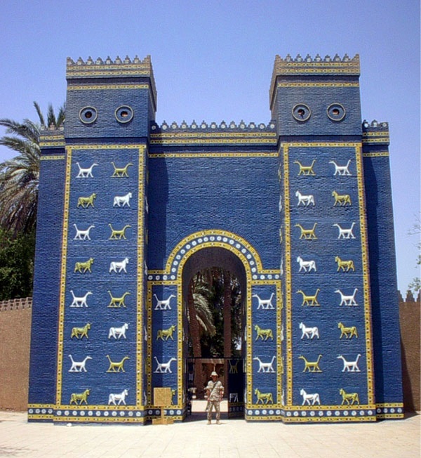 La porta di Ishtar nell’odierna Baghdad