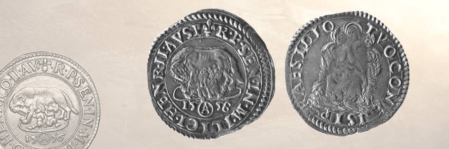 Rarissimo testone d’argento del 1558 con segno di zecca A entro cerchio dello zecchiere Agnolo Fraschini (mm 30)