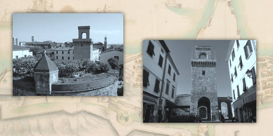 Il centro storico di Piombino mostra ancora oggi segni del suo passato di città portuale fortificata