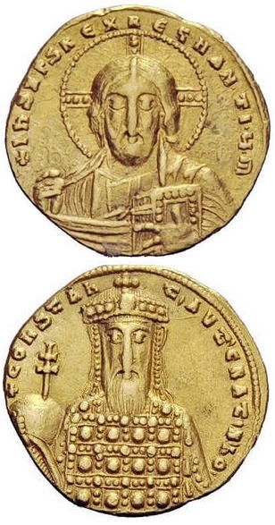 Solido di Costantino VII. Oro g. 4,22