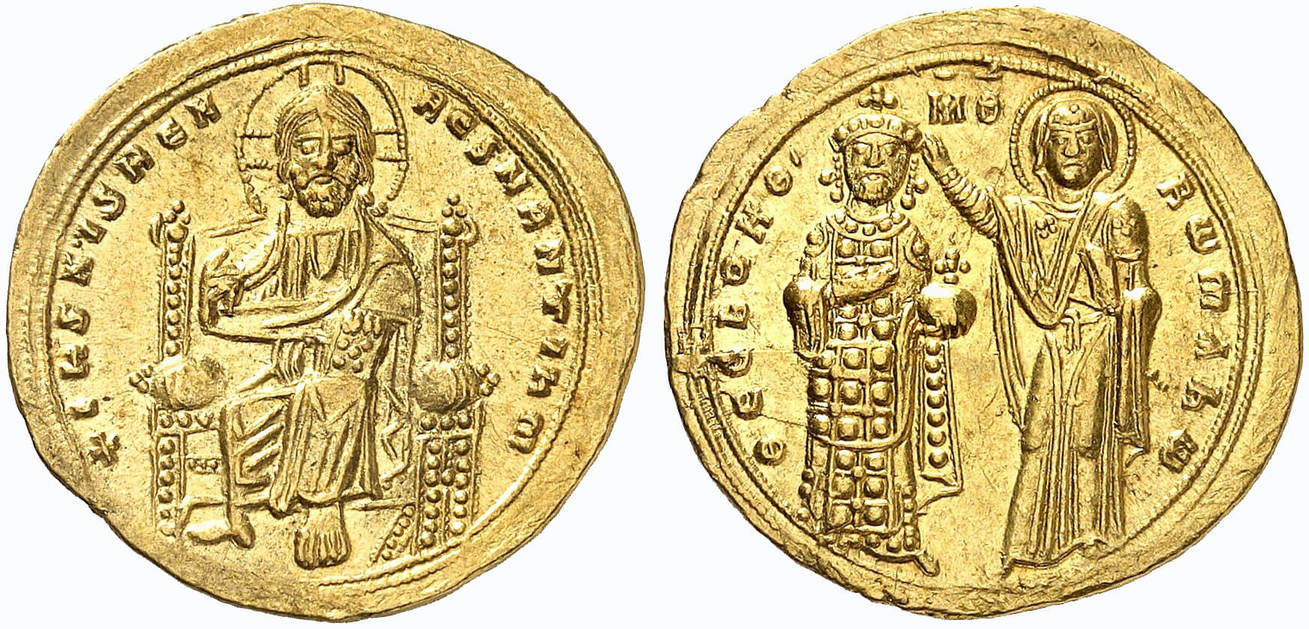 Histamenon di Romano III. Oro, g 4,42