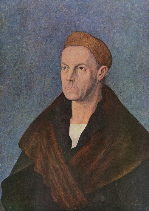 Jacob Fugger “il Ricco” (1459-1525) ritratto da Durer: Jacob fu uno dei massimi esponenti della famiglia di banchieri, mercanti e zecchieri tedeschi
