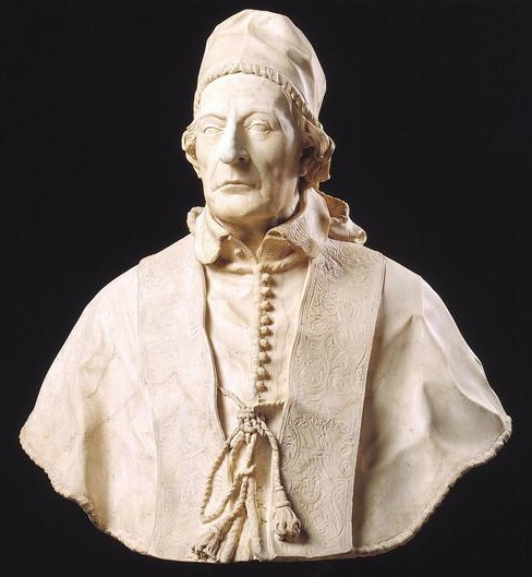 Busto di papa Clemente XI Albani (1700-1721), uno dei pontefici più ifluenti del XVIII secolo