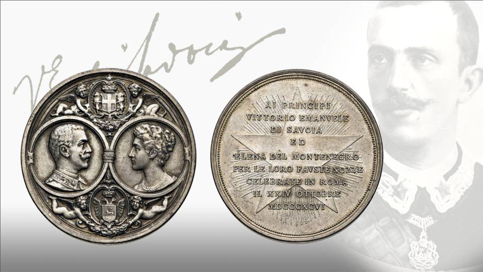 Nel 1896 il principe aveva sposato Elena di Montenegro e "Jela", come la chimava affettuosamente Vittorio Emanuele, condivise sempre la passione numismatica del consorte