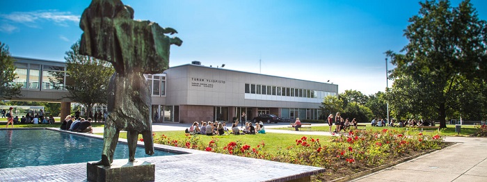 La modernissima sede dell'Università di Turku in Finalndia, frequentata da circa 25 mila studenti, con molti provenienti dal resto d'Europa e ospitati grazie al Progetto Erasmus