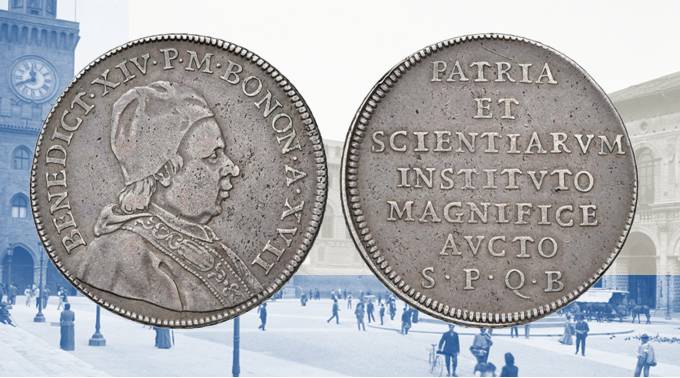 ratità numismatiche Bologna Benedetto XIV