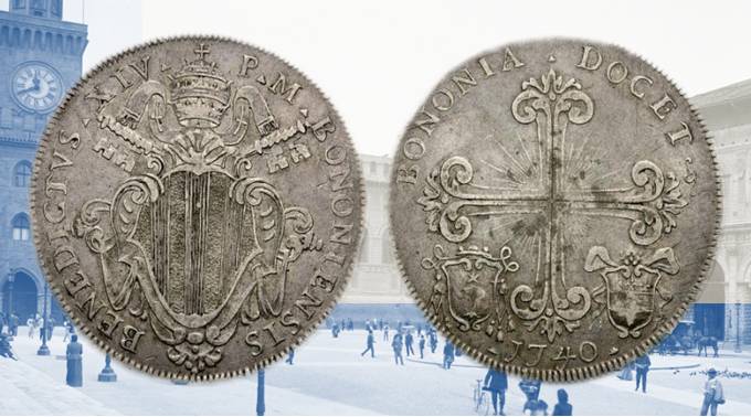 ratità numismatiche Bologna Benedetto XIV