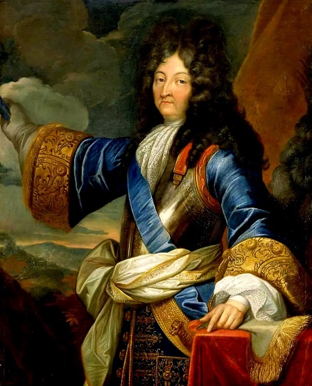 Luigi XIV di Francia, il Re Sole, che mlto spesso ebbe mire sui territori italiani facendone campi di battaglia e terre di conquista