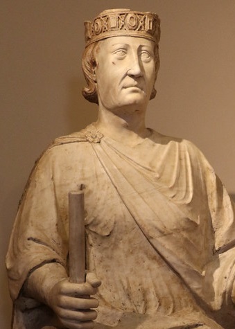 Carlo I d'Angiò, re di Sicilia dal 1266 al 1282 e di Napoli, dopo la cacciata dovuta ai Vespri, fino alla morte nel 1285