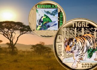 5 euro tigre Italia 2020