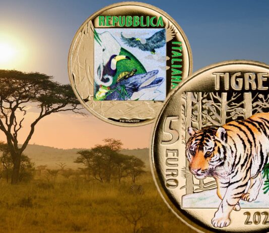 5 euro tigre Italia 2020