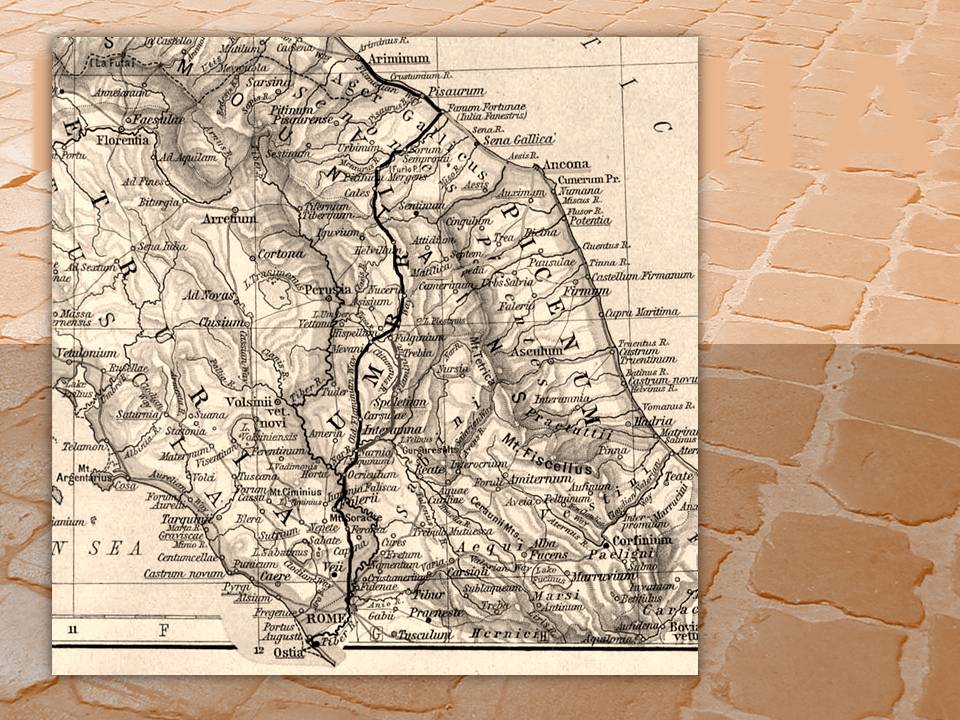Via Flaminia e monete