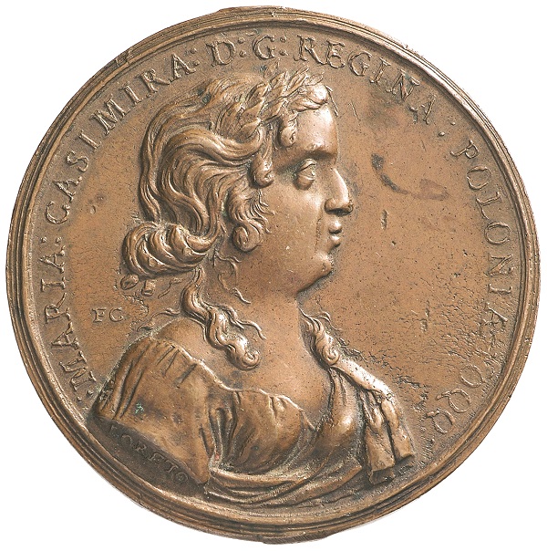 Il dritto della medaglia per Maria Casimira regina di Polonia: maliziosa e vendicativa, la moglie di Giovanni III Sobieski creò non pochi grattacapi diplomatici al consorte