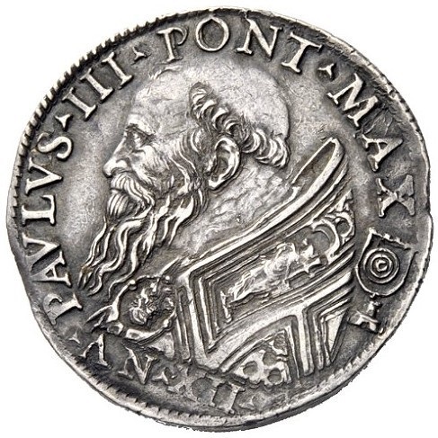 Il magnifico ritratto di Paolo III Farnese sul dritto del testone per Roma dell'anno XII di pontificato: opera del Bonzagni o del Grechetto?