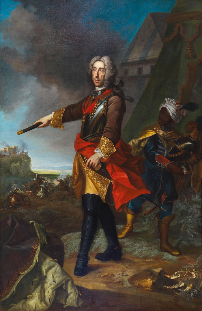 Ritratto del principe Eugenio di Savoia (1663-1736), generale al servizio del Sacro Romano Impero e fra i protagonisti dell'assedio di Lilla