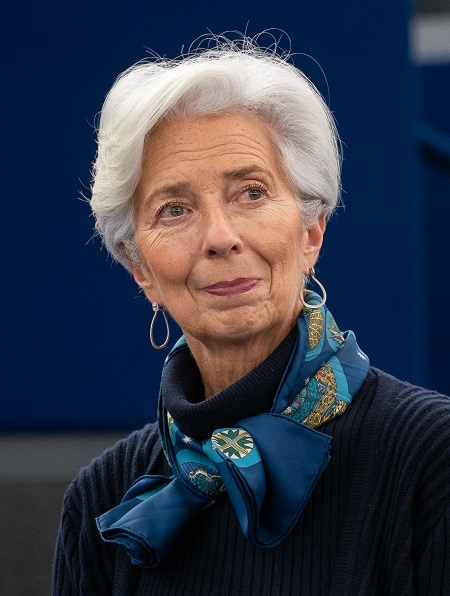 La signora Christine Lagarde, presidente della BCE