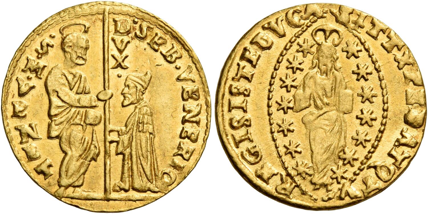 Zecchino d'oro a nome di Sebaastiano Venier, 136° doge della Serenissima (1577-1578)