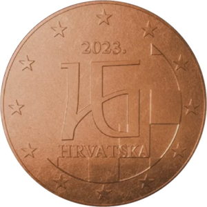 Il monogramma nazionale HR in alfabeto glagolitico sarà, con di sfondo la scacchira, il soggetto delle monete da 1, 2 e 5 euro centesimi di Zagabria