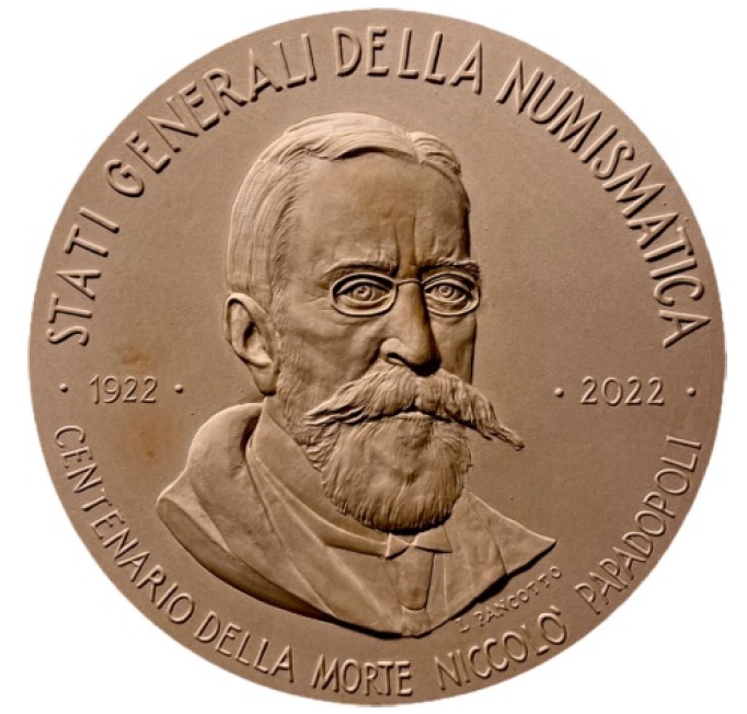 L'artista Loredana Pancotto ha modellato una medaglia dedicata all'evento del 17 febbraio e al centernario dalla scomparsa di Papadopoli Aldobrandini, esempio di numismatico illuminato