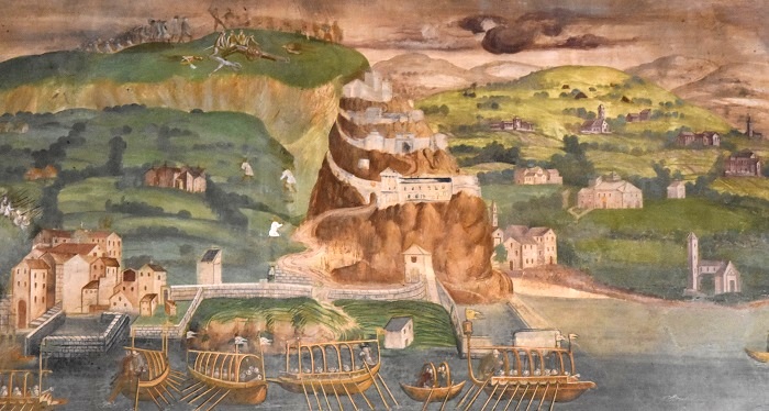 Il castello di Melegnano, le rive del Lago di Como, le navi nel porto: ecco il "piccolo mondo" del Medeghino, su cui il Medici signoreggiò per decenni lasciando anche delle rare monete