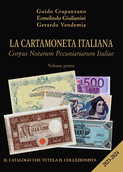 La copertina dell'edizione 2023-2024 de "La cartamoneta italiana"