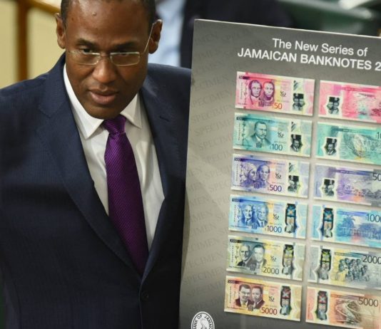 Banconote Giamaica edizione 2022
