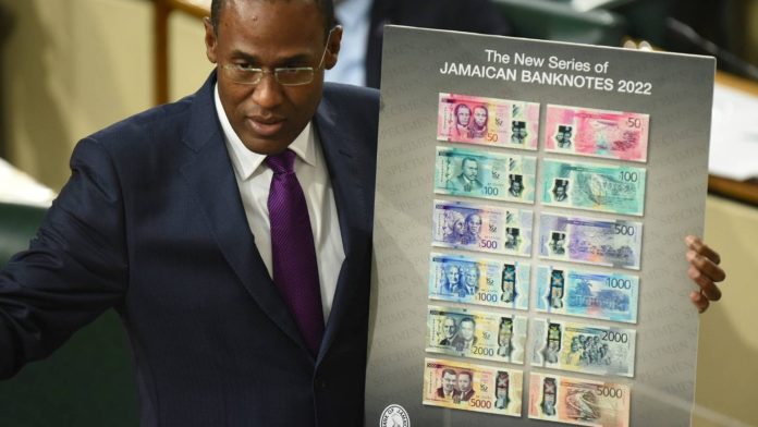 Banconote Giamaica edizione 2022