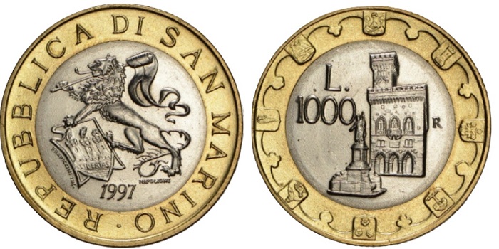 Da cinquant'anni le lire, gli scudi e gli euro della Repubblica di San Marino portano in tutto il mondo la storia, i valori, i simboli dell'antica "Terra della Libertà"