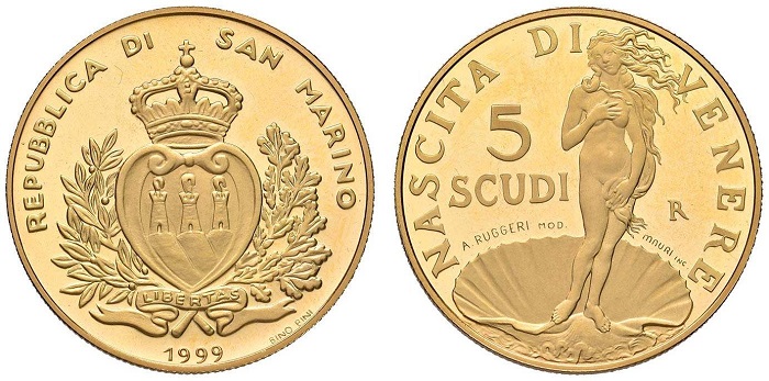 Lo scudo, unica moneta "autoctona" di San Marino, per decenni ha rappresentato la dimensione aurea di una monetazione varia e sempre all'insegna dell'arte