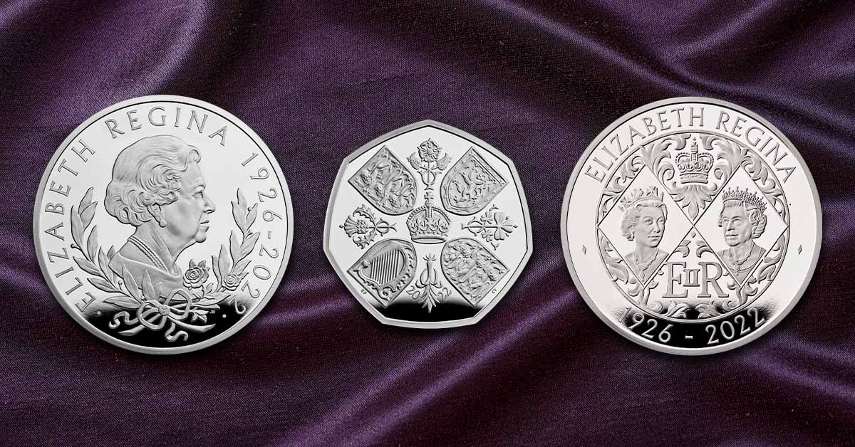 I rovesci delle prime tre monete di Carlo III: elementi araldici e omaggi ad Elisabetta II