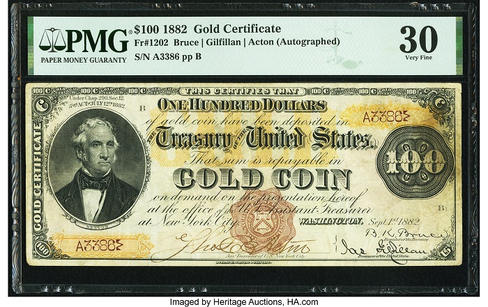 gold certificate