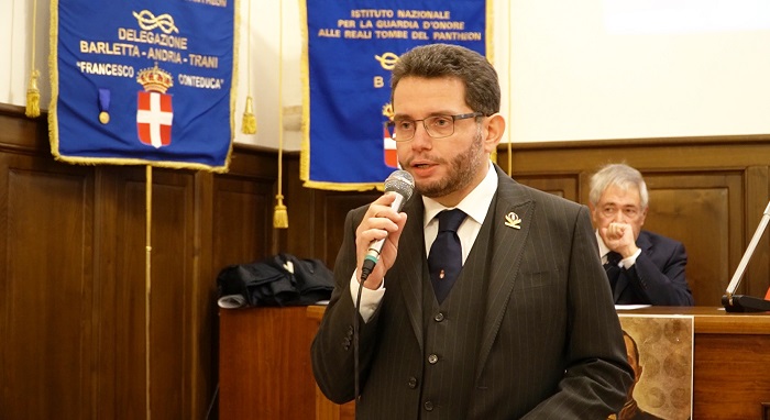 Luca Lombardi, ideatore del Premio "Biblionumis" e organizzatore dell'evento di Conversano del 12 novembre scorso in cui è stata approfondita la storia del "Corpus"
