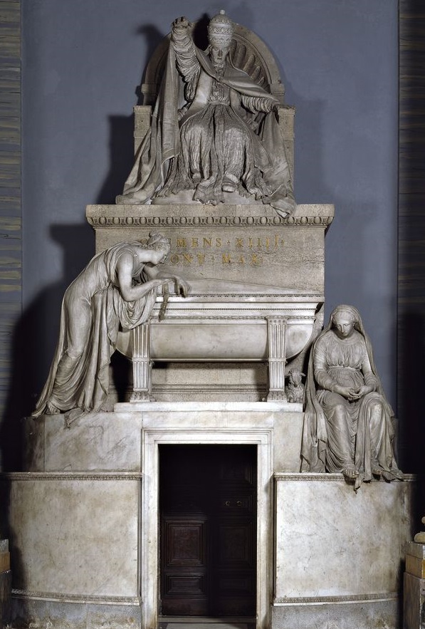 Il monumento funebre a papa Clemente XIV Ganganelli (1769-1774) pagato a Canova ben 10.000 scudi
