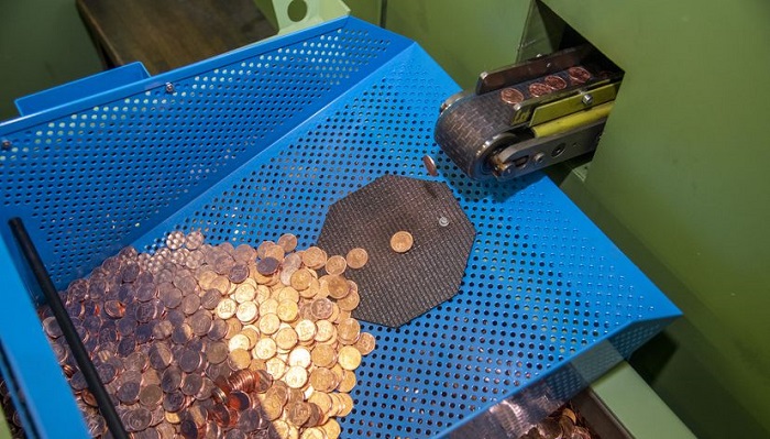 La zecca di Croazia ha prodotto circa 3700 tonnellate di monete euro, dal centesimo alla bimetallica da due euro, per far fronte alle esigenze della circolazione (foto: Banca nazionale di Croazia)